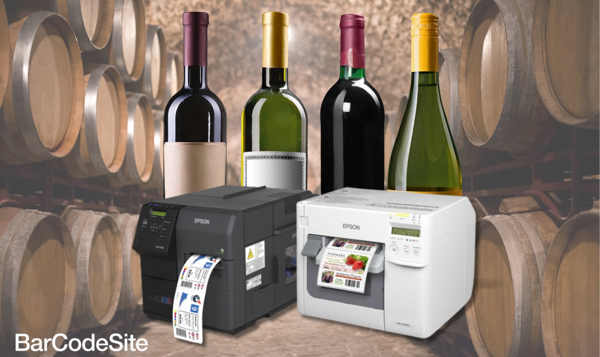 Etiquetado de botellas de vino