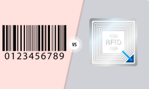 Etiquetas de códigos de barras y RFID