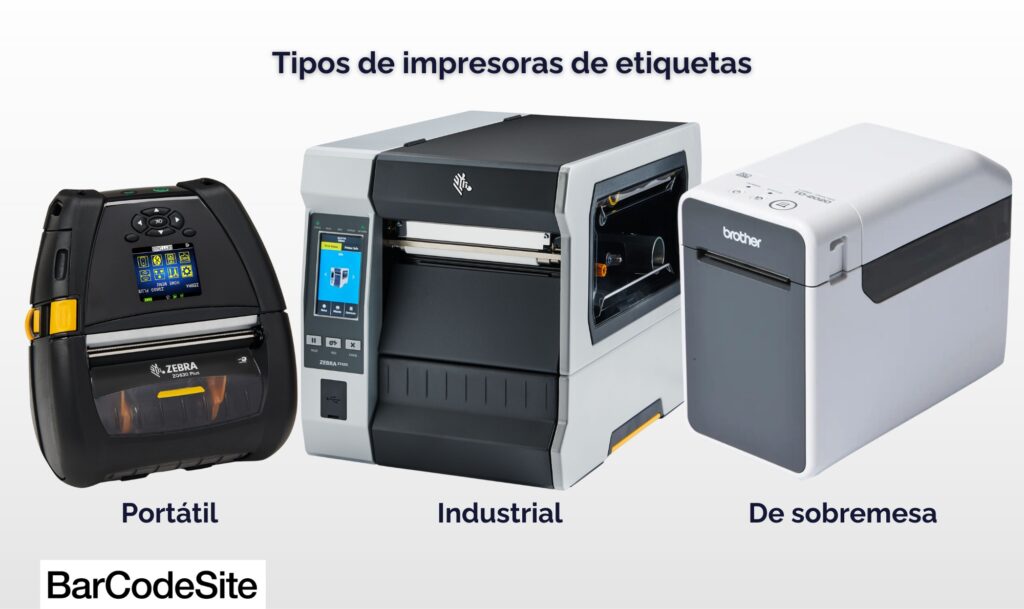 ¿Qué tipos de impresoras de etiquetas existen?