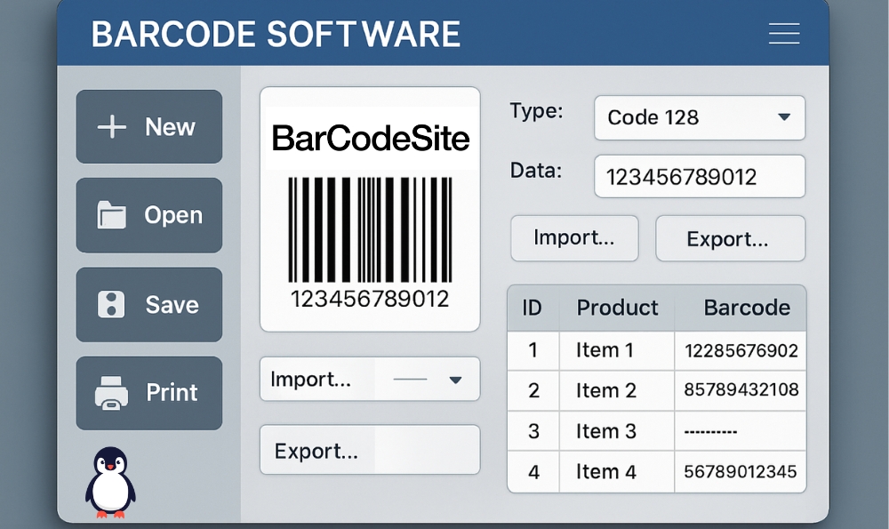 software código barras empresa